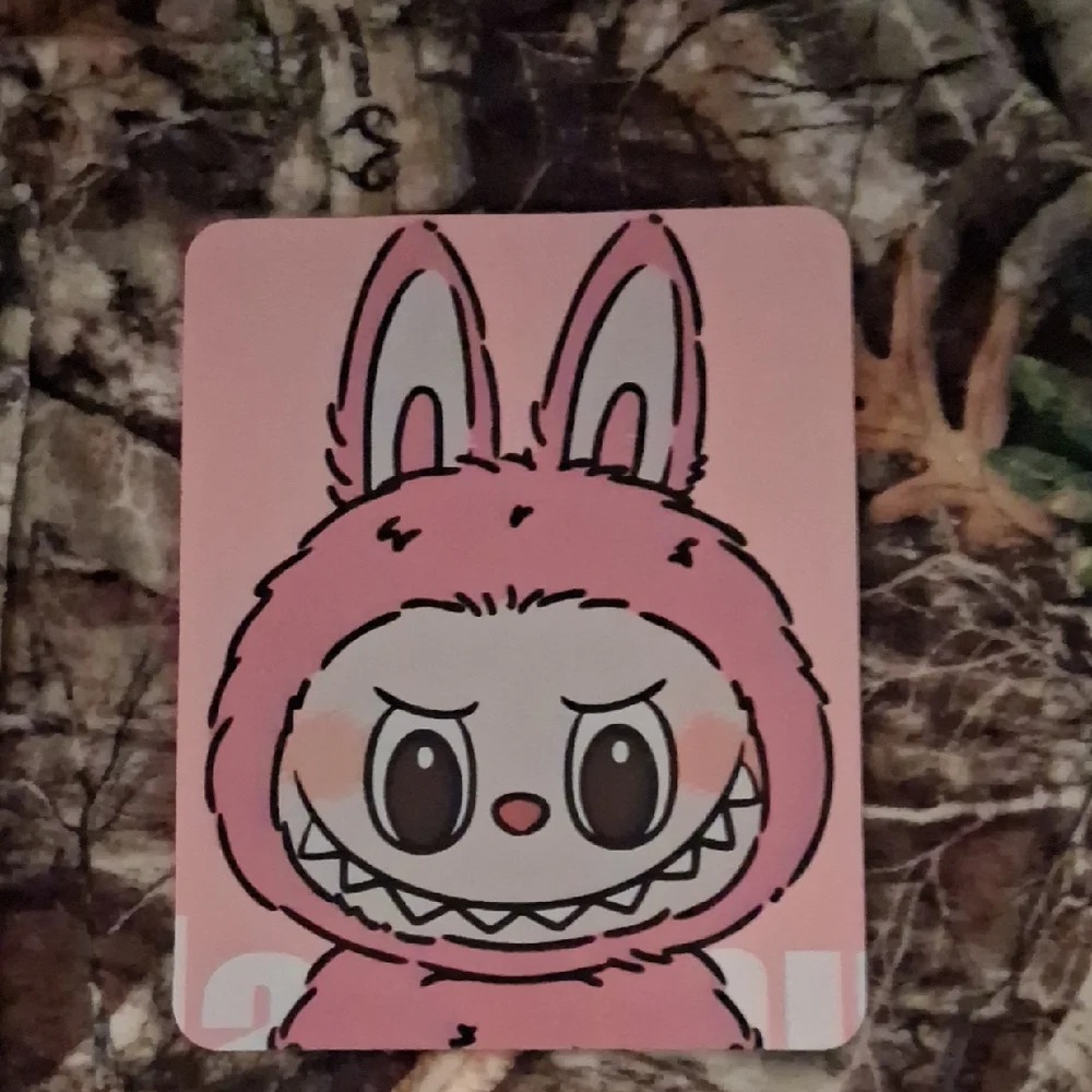 Pink Bunny Character Sticker